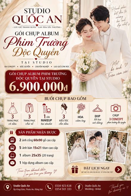 Album phim trường độc quyền tại Studio — 6.900.000đ